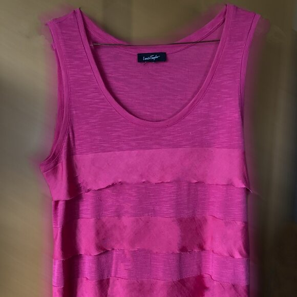Cute Lord & Taylor Pink Layered Tank Top FREE with Purchase over $30! - Picture 2 of 4
